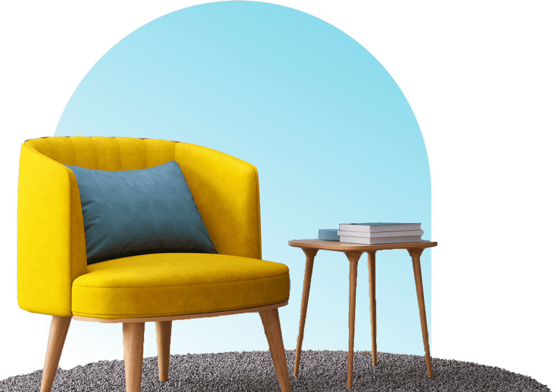 Our team working together in a modern office environment